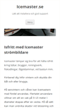 Mobile Screenshot of icemaster.se