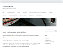 Tablet Screenshot of icemaster.se